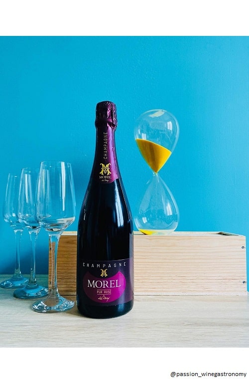 Champagne Pur Rosé Morel Sablier